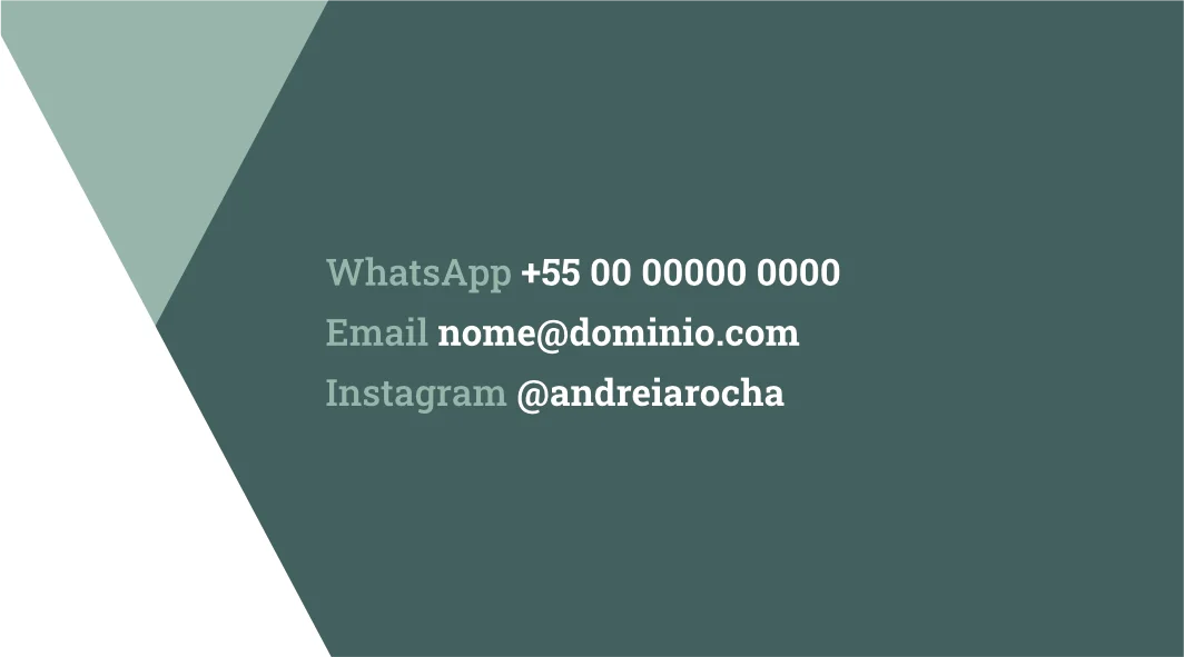 Business Card Back
